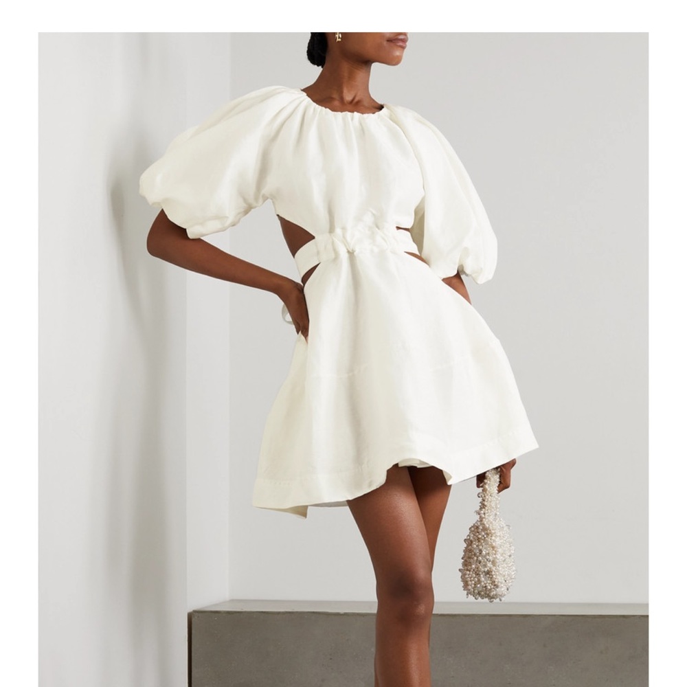 Aje psychadelia white dress size 6 AUS